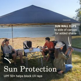 Coleman OASIS Lite 10 x 10 Canopy Tent with Side Wall, Black