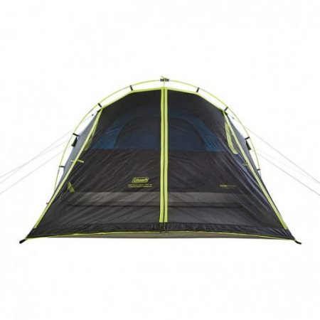 Coleman 6-Person Carlsbad? Dark Room? Dome Camping Tent with Screen Room, 2 Rooms, Green