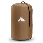 Ozark Trail 35F Flannel Lined Rectangle Adult Sleeping Bag - Brown (80" x 36")