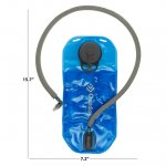 Outdoor Products 2 Liter Insulated Hydration Reservoir Gel Bladder, Blue, 67 fl oz, 0.36 lb, 15.7 in