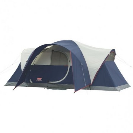 Coleman 8-Person Elite Montana Cabin Camping Tent with LED Lighting System