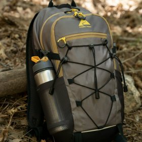 Ozark Trail 17 L Camping, Hiking, Mountaineering, Technical Backpack, Gray, Unisex