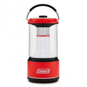 Coleman 800 Lumens LED Outdoor Camping Lantern w/ BatteryGuard, Red(2 Pack)