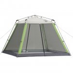 Coleman 10'x10' Slant Leg Instant Canopy Screen House (100 Sq. ft Coverage)