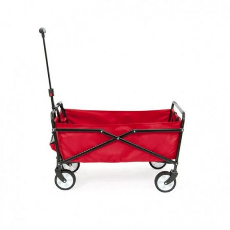 Seina Compact Outdoor Folding Utility Wagon, RED