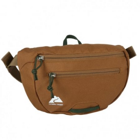 Ozark Trail Unisex Waist Pack, Brown Polyester