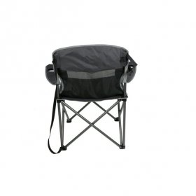 Ozark Trail Big and Tall Chair with Cup Holders, Green for Outdoor, Adult, Weighs 10lbs