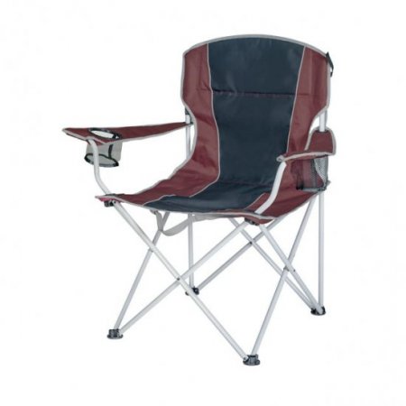 Ozark Trail Oversized Quad Chair with Cup Holders - Red Balm