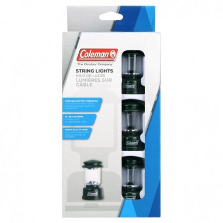 Coleman Mini-Lantern Battery Powered LED String Lights, 6'