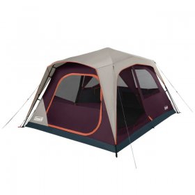 Coleman Skylodge 8-Person Instant Camping Tent, Blackberry