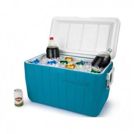 Coleman Chiller 48QT Hard Sided Cooler, Deep Ocean