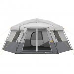 Ozark Trail 17' x 15' Person Instant Hexagon Cabin Tent, Sleeps 11