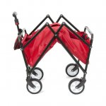 Seina Compact Outdoor Folding Utility Wagon, RED