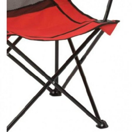 Coleman Broadband Mesh Quad Adult Camping Chair, Red