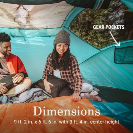 Coleman Pop-up 4-Person Camp Tent, Scuba