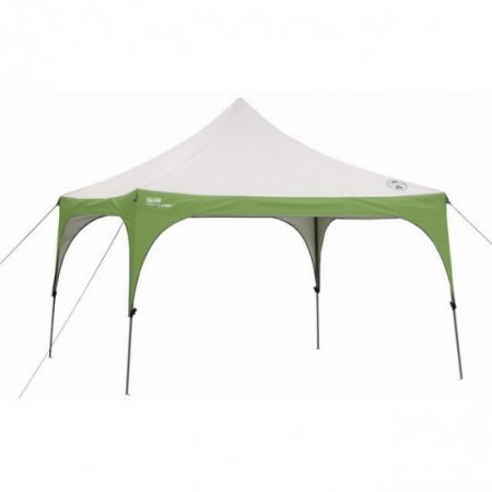 Coleman 12' x 12' Outdoor Canopy Sun Shelter Tent with Instant Setup, Green