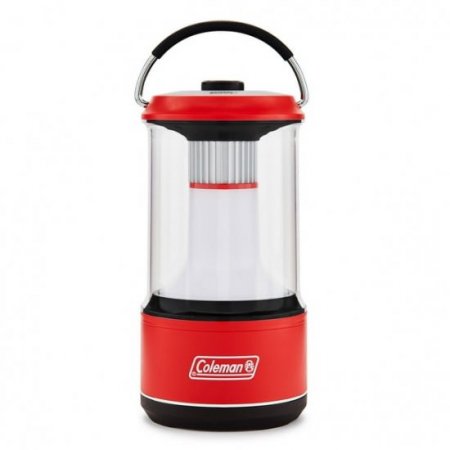 Coleman 800 Lumens LED Outdoor Camping Lantern w/ BatteryGuard, Red(2 Pack)