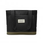 Coleman Outlander 14Qt 20-Cans Soft Thermo Cooler Tote, Black and Olive, Stay Cold up to 24 Hours