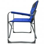 Ozark Trail Camping Director Chair XXL, Blue, Adult, 10lbs