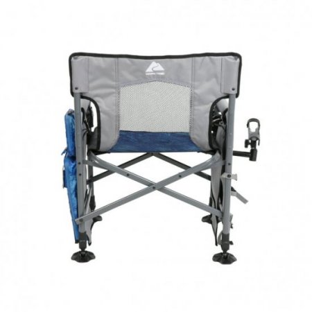 Ozark Trail Camping Director Fishing Chair, Blue, Adult