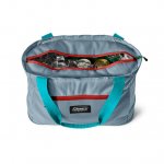 Coleman Outlander 28 Cans Tote Soft Cooler Bag, Blue Aqua Multi