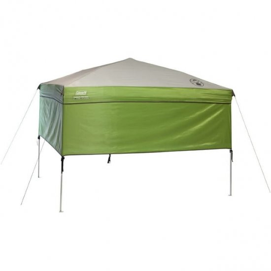 Coleman Sun Wall Accessory for 7\' x 5\' Straight Leg Instant Canopy Shelter, Green (Canopy not included)