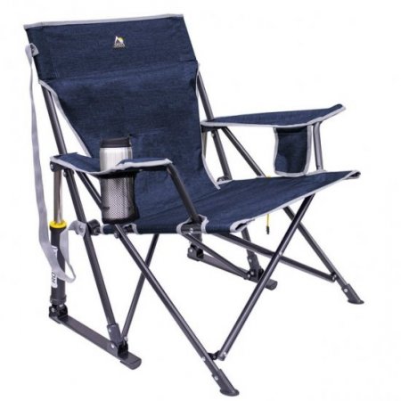 GCI Outdoor Kickback Rocker, Heathered Indgo,