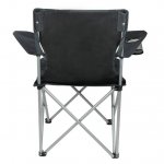 Ozark Trail Basic Quad Folding Outdoor Camp Chair, Black