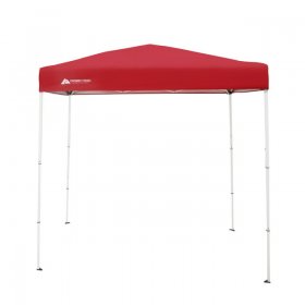 Ozark Trail 4' x 6' Instant Canopy Outdoor Shade Shelter, Brilliant Red; Assembled Dimensions :4 ft. x 6 ft. x 85 in.