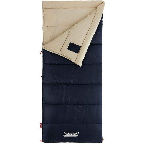 Coleman Sleeping Bag 30F Sleeping Bag Autumn Glen Sleeping Bag, Navy