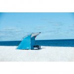 Coleman Skyshade Small Compact Beach Shade, Caribbean Sea Blue