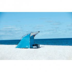 Coleman Skyshade Small Compact Beach Shade, Caribbean Sea Blue