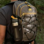 Ozark Trail 17 L Camping, Hiking, Mountaineering, Technical Backpack, Gray, Unisex