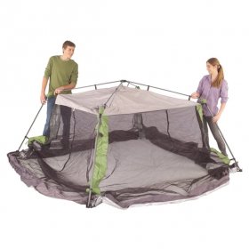 Coleman 10'x10' Slant Leg Instant Canopy Screen House (100 Sq. ft Coverage)