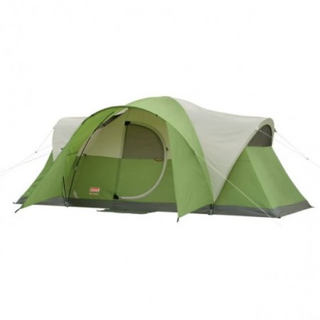 Coleman Montana 8-Person Dome Tent, 1 Room, Green