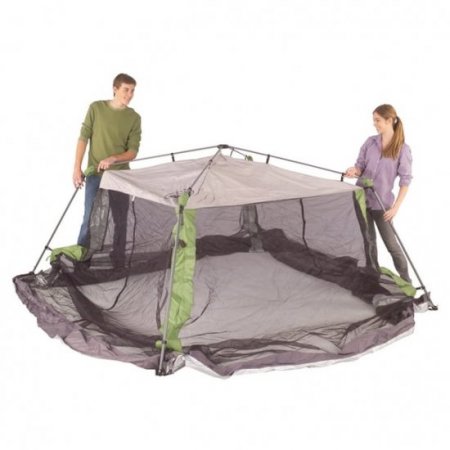 Coleman 10'x10' Slant Leg Instant Canopy Screen House (100 Sq. ft Coverage)