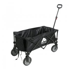 Ozark Trail Folding Camp Multipurpose Wagon, Black