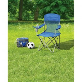 Ozark Trail Basic Mesh Folding Camp Chair with Cup Holder