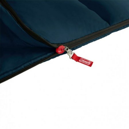 Coleman Kompact 20-Degree Cold Weather Rectangular Adult Sleeping Bag, Blue, 33"x75"