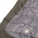 Coleman Big Basin 15-Degree Cold Weather Mummy Big and Tall Sleeping Bag, Gray, 39"x92"