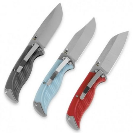 Ozark Trail Folding Pocket Knife Combo Set, Multi-Color, 6 Pieces