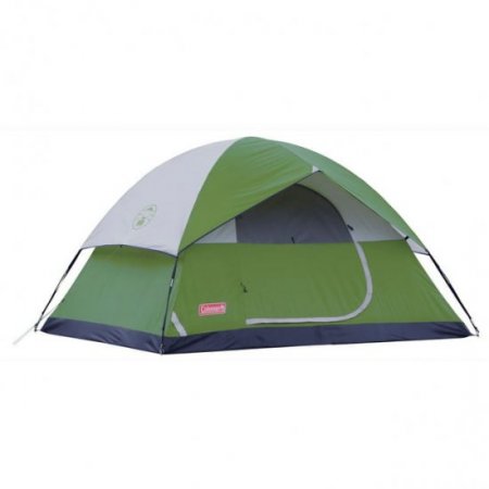 Coleman Sundome 4-Person Dome Camping Tent, 1 Room, Green