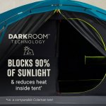 Coleman 4-Person Carlsbad Dark Room Dome Camping Tent with Screen Room