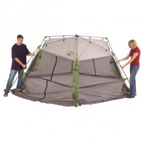 Coleman? Screen House Canopy Sun Shelter Tent with Instant Setup, 1 Room, Green