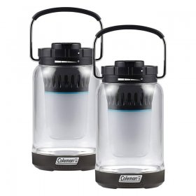 Coleman OneSource 600 Lumens Outdoor Lantern w/ Charging Station (2 Pack)