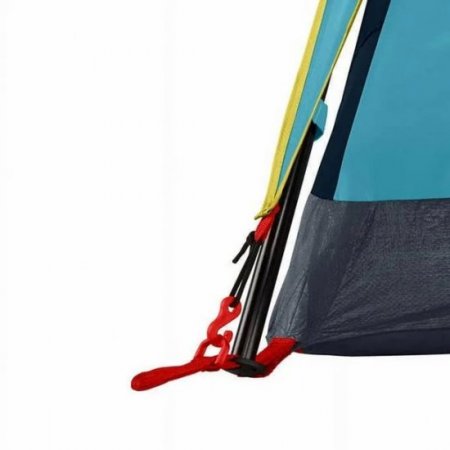 Coleman Skylodge 10 Person Camping Tent with Storage Pockets, Blue/Black