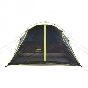 Coleman 6-Person Carlsbad? Dark Room? Dome Camping Tent with Screen Room, 2 Rooms, Green