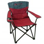 Ozark Trail Camping Chair, Red, Adult