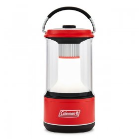 Coleman 800 Lumens LED Outdoor Camping Light Lantern w/ BatteryGuard, Red