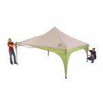 Coleman 12' x 12' Outdoor Canopy Sun Shelter Tent with Instant Setup, Green